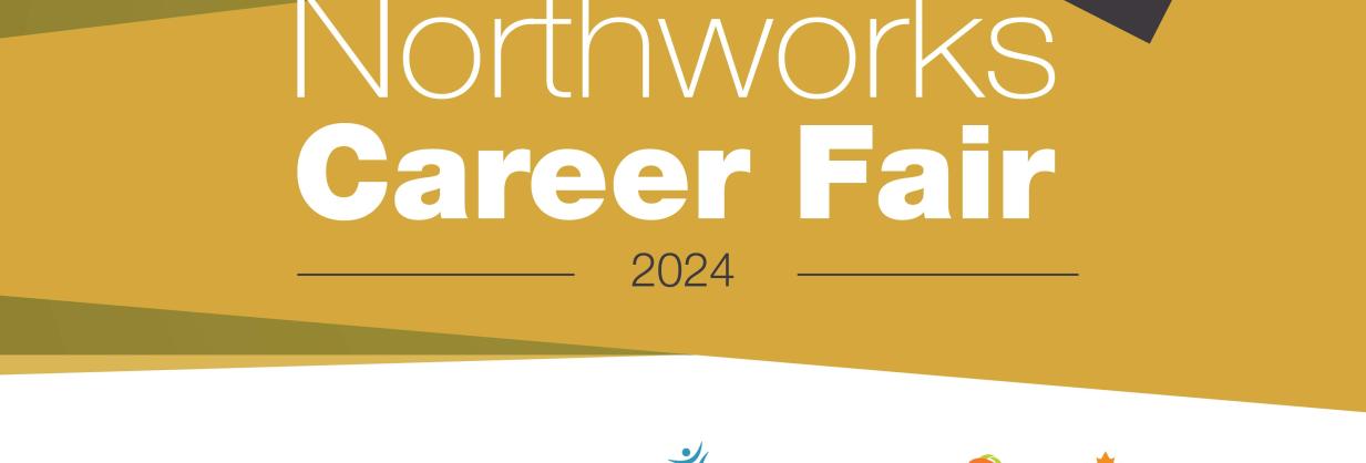 Northworks career fair infographic, states the event is free