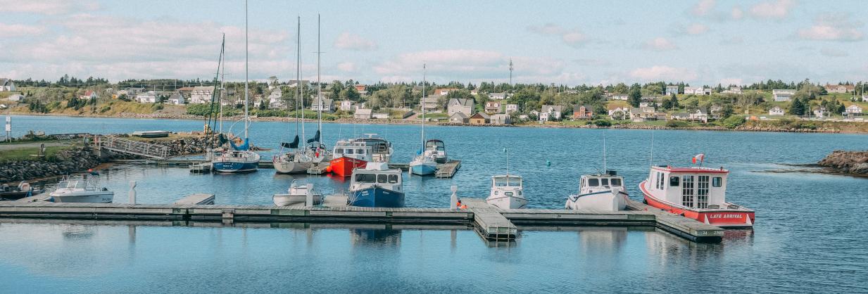 A view of Arichat Harbour