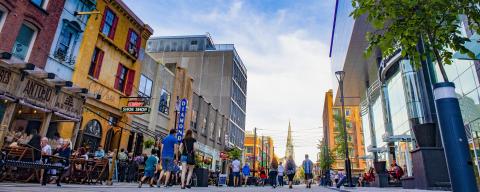 Argyle street in Downtown halifax