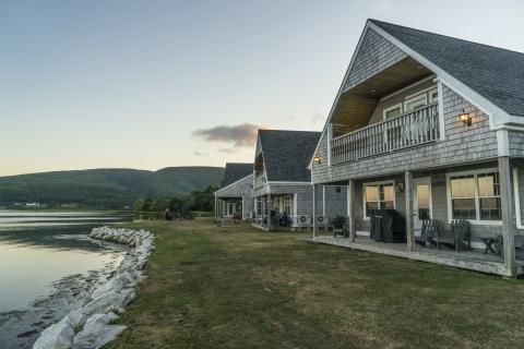 Photo of the cottages at Keltic Quay in Whycocomagh