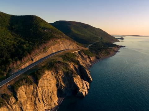 Photo of the Cabot Trail in Cape Breton