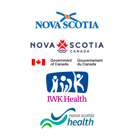 Logos of partners attending Doha webinar Sept 2024 includes NS gov, Canadian gov, Nova Scotia Health, and the IWK