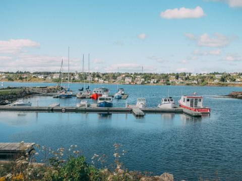 A view of Arichat Harbour