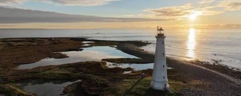 Cape Sable Lighthouse in barrington Nova Scotia