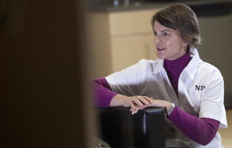 A nurse practitioner